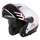 Kaskë moto CASSIDA Modulo 2.1 Compass, touring, Pinlock ready, e bardhë perlë e zezë e kuqe argjend
