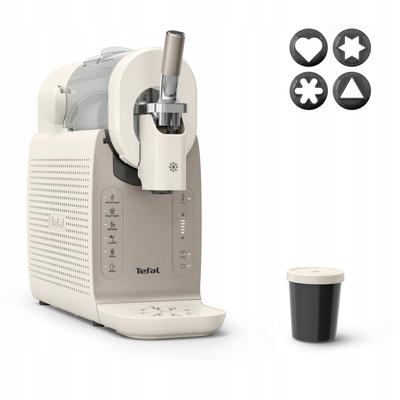 Makina për akullore Tefal Freezi IG803AE0, kompresor i integruar, programe automatike, e bardhë