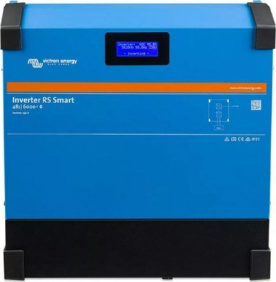Inverter-karikues Victron RS Smart 48/6000, 48V, 230V, blu