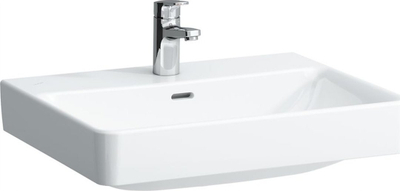 Lavabo muri Laufen Pro S 60 x 46.5 cm, qeramike, e bardhë