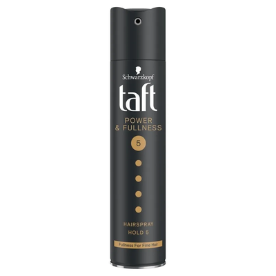 Llak për flokë Taft Power & Fullnes Hold 5, 250ml