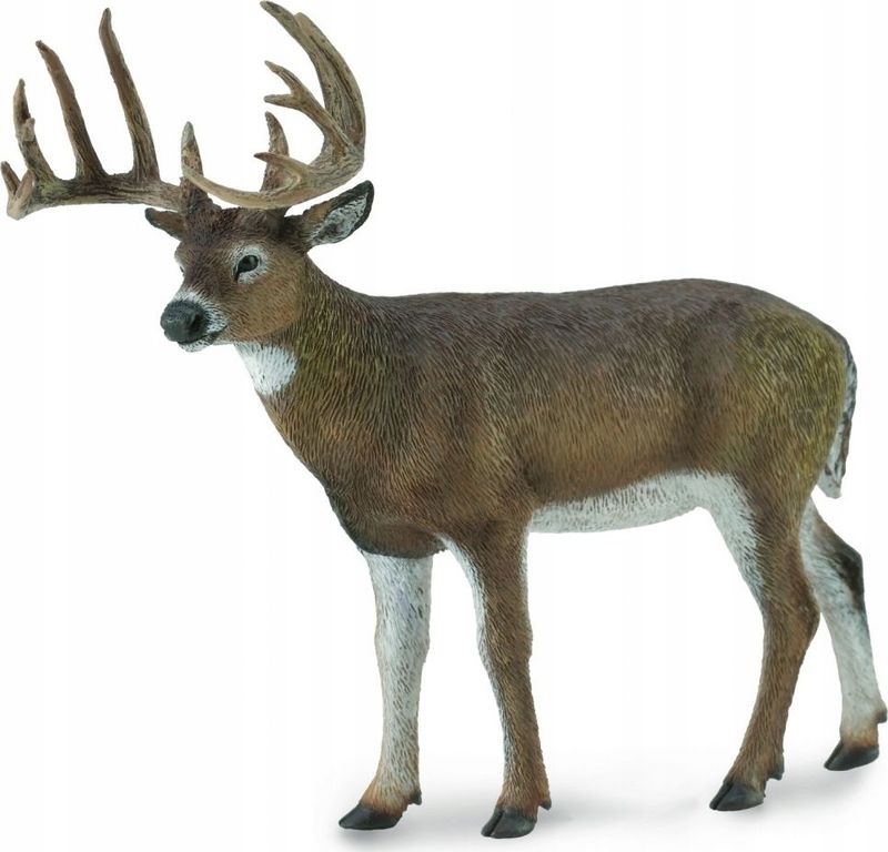Figurine Breyer CollectA White Tail Deer, vinyl, 11cm, kafe