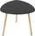 Set tavolina kafeje Atmosphera Black Mileo X3, MDF, 3 copa, e zezë