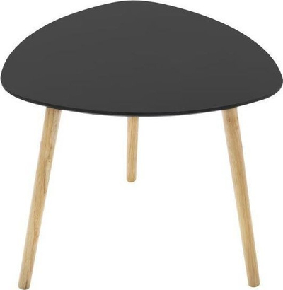 Set tavolina kafeje Atmosphera Black Mileo X3, MDF, 3 copa, e zezë
