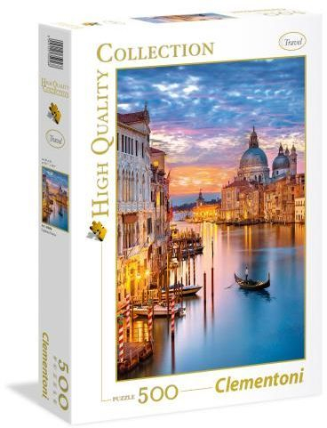 Puzzle Clementoni - Ndriçimi Venecia, 500copë