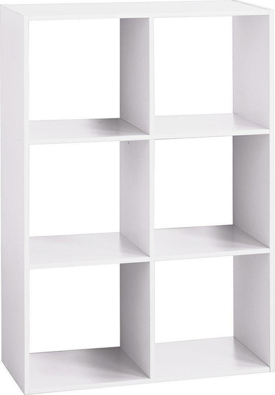 Raft librash 5five Kali, 6 rafte, MDF, i bardhë