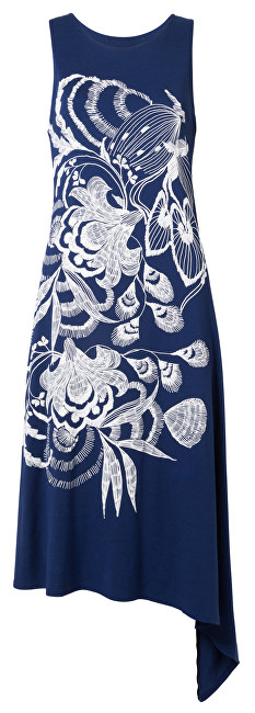 Fustan Desigual 19SWVKAU 5000, i kaltër mDE2318-S