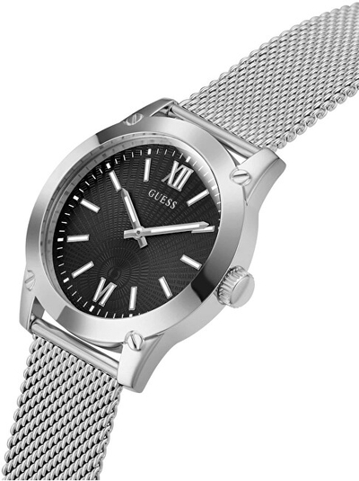 Orë për meshkuj GUESS Crescent GW0629G1, e argjendtë