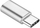 Adapter USB Type C në USB, kompakt, metalik, argjendtë