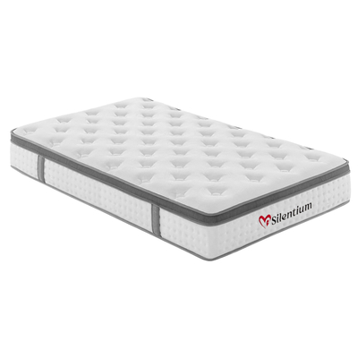Dyshek semi-double Silentium HM749.02, pocket springs, 120x200x30 cm, i bardhë