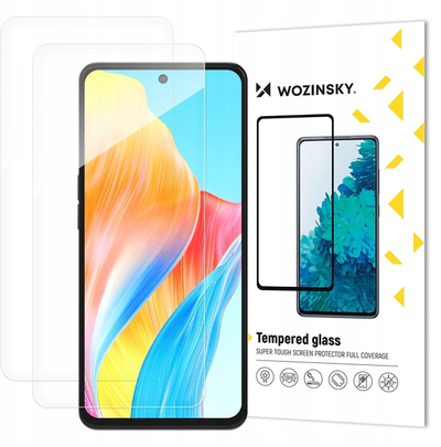 Mbrojtës ekrani Wozinsky për Xiaomi Redmi Note 14S, xham i temperuar 9H, set 2 copë, transparent