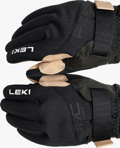 Dorëza skish LEKI PRC Premium Thermo Plus Shark, termo, të zeza