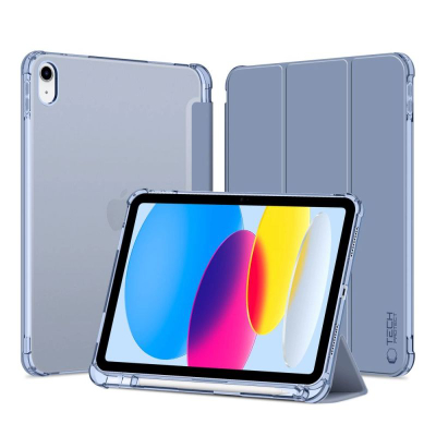 Mbulesë tablet Tech-Protect SC Pen Hybrid për iPad 10.9" 2022, me këmbës, Crystal Blue