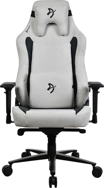 Karrige gaming Arozzi Vernazza XL Supersoft, e rehatshme, tapiceri që merr frymë, gri e çelët