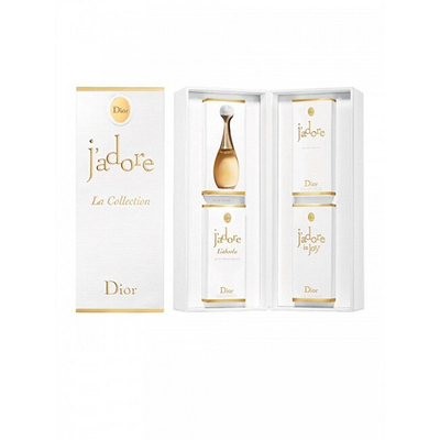 Set aroma Christian Dior J´Adore, 2 x Eau de Parfum 5 ml, Eau de Toilette 4 ml & EDC 4 ml