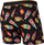 Bokserë për burra Saxx Daytripper Boxer Brief, elastikë, me print shumëngjyrësh, të zinj