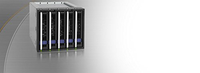 Kasetë backplane ICY DOCK FatCage, për 5 disqe 3.5", hot swap, gri e zezë
