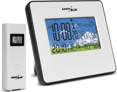 Stacion moti Oregon Scientific GB147W, wireless, me ekran me dritë, i bardhë