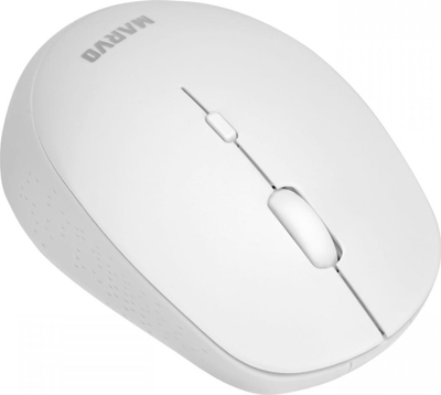 Mouse Marvo WM103WH, wireless 2.4GHz, 1600DPI, i bardhë