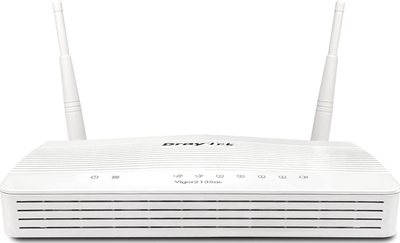 Рутер безжичен Draytek Vigor 2135FVac, Gigabit Ethernet, Wi-Fi двоен опсег, бел
