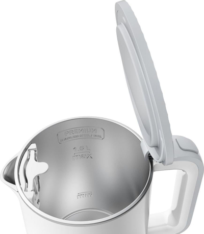 Çajnik elektrik Tefal KO6931, 1.5L, kontroll temperature, i bardhë