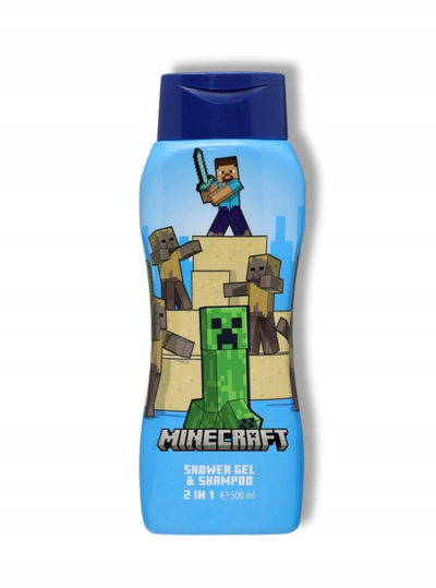 Shampo xhel 2 në 1 Minecraft, 500 ml, për kalamajt