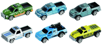 Lodër veturë pickup die cast, shkalla 1/64, modele të ndryshme, shumëngjyrëshe