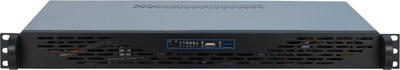 Kuti serveri IPC 1U K 125L, Mini ITX, pa furnizim, gri me të zezë