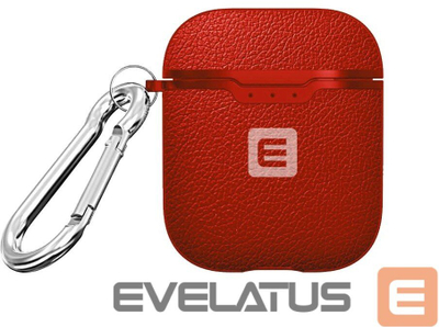 Kuti mbrojtëse për AirPods Evelatus EAC01, për Apple AirPods, e kuqe