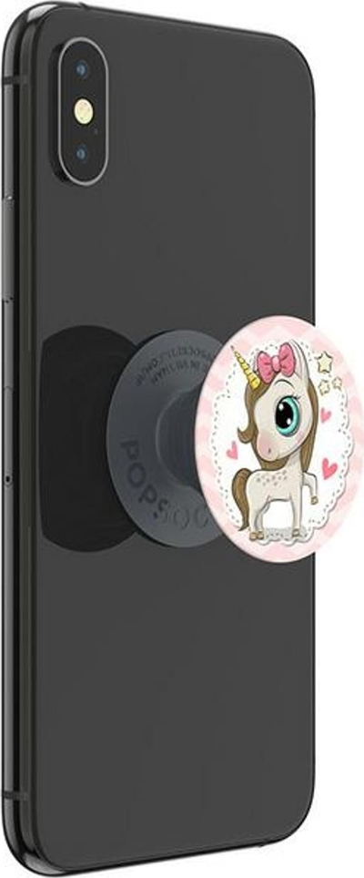 Mbajtëse telefoni Popsockets Unicorn Pony 2 70111, grip dhe stand, shumëngjyrësh