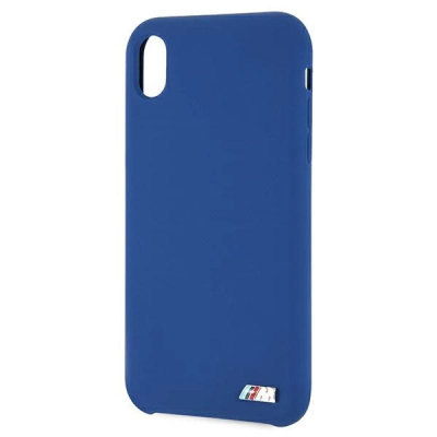 Maskë mbrojtëse BMW BMHCI61MSILNA, për iPhone Xr, silikon, blu navy