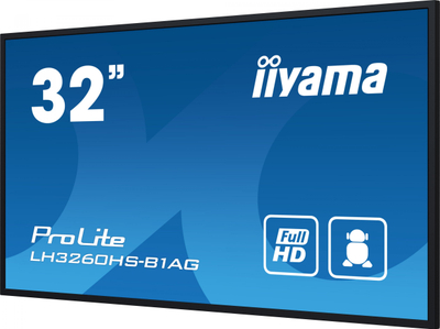 Професионален монитор iiyama ProLite LH3260HS-B1AG, 32\", 4K UHD, црн