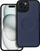 Kapak telefoni Roar Mag Morning për iPhone 15, eco lëkurë, MagSafe, blu navy