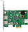 Kartë zgjerimi InLine PCIe, 2 porta USB A, 1 port USB C 3.2 Gen1 PD 3.0, me 6 pin