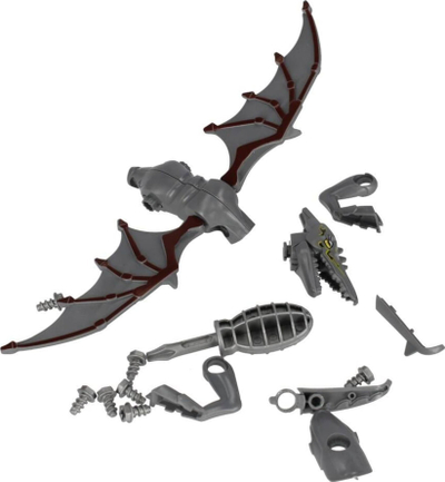 Lodër dinosaur për montim MEGA CREATIVE 510460, me kaçavidë, pjesë të lëvizshme, shumëngjyrëshe