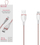 Kabllo USB Somostel USB-A - microUSB 1.2 m, rozë