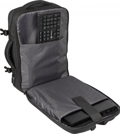 Çantë shpine për laptop Natec CAMEL PRO, 17.3", e zezë