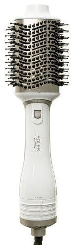 Фен и апарат за кадрици Adler AD 2027, 1200W, 2 нивоа на температура, бел
