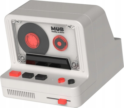 Kaltoparlant Bluetooth MOB RS 80 Retro, 5W, drita LED, gri