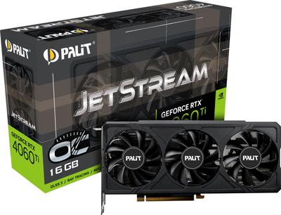 Kartelë grafike Palit GeForce RTX 4060 Ti JetStream OC 16GB GDDR6