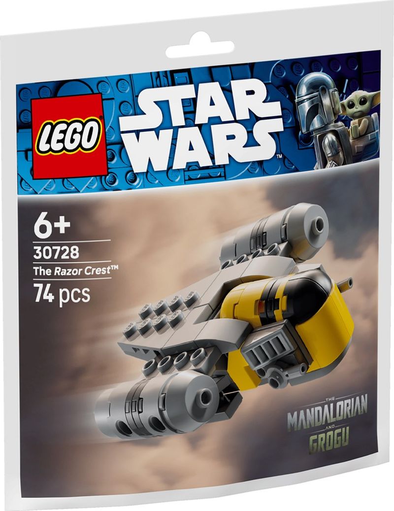 Set lodrash LEGO Star Wars Razor Crest 30728, 74 pjesë, 6+