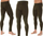 Leggings termike Brubeck Ranger Protect LE1242M për burra, madhësia XL, të zinj