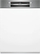 Enëlarëse gjysmë e integruar Bosch SMI4EAS28E Series 4, 60 cm, SilencePlus, inox
