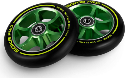 Rrota trotineti Soke Scooter Wheels 110 mm, set 2 copë, jeshile