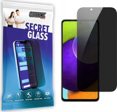 Mbrojtës ekrani GrizzGlass Matte SecretGlass Samsung Galaxy A52, efekt privatësie, xham qeramik, transparencë
