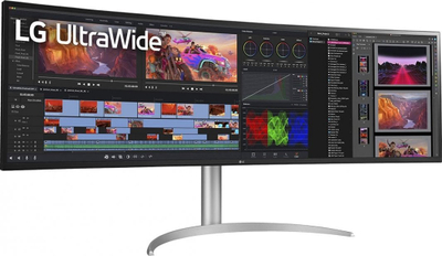 Monitor LG 49WQ95C-W, 49", Dual QHD, 144Hz, i bardhë
