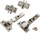 Mentesha mobilje Rejs Hinge External Clip Soft D35, 110°, set 2 copë, argjendtë