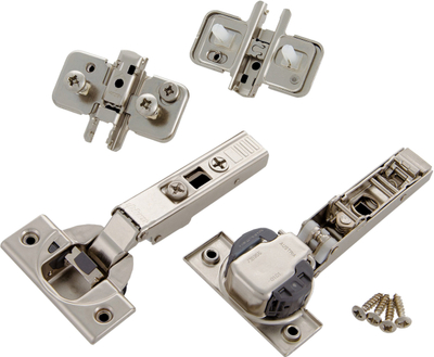 Mentesha mobilje Rejs Hinge External Clip Soft D35, 110°, set 2 copë, argjendtë
