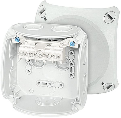 Kuti lidhëse Hensel DK 0402 GZ, 104x104x70mm, IP66, gri