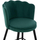 Stol velvet + metal 50×50×90 cm (HM8736.03), gjelbër